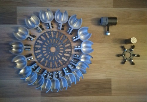 Pelton ruota turbina 340mm - pelton,