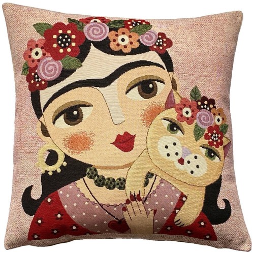 Frida kahlo con gatto finito - kahlo,