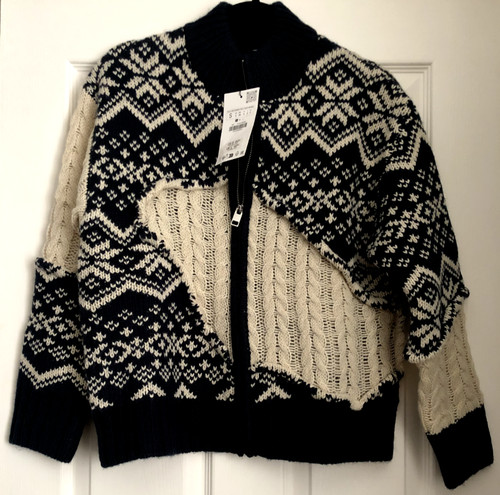 Zara jacquard cardigan - zara,