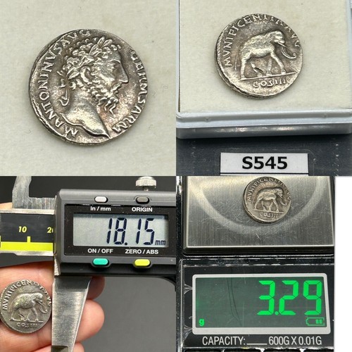 Antica moneta greca - (3,29, gr)