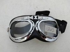 occhiali in pelle moto vintage