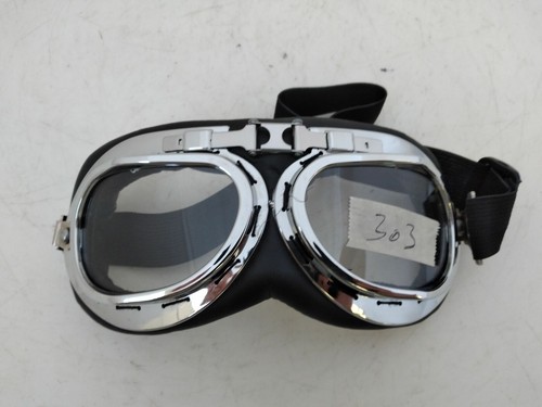 Occhiali pelle moto vintage - in,