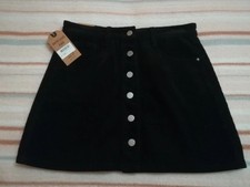 MINIGONNA NERA IN TESSUTO