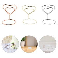  30 pezzi porta segnaposto per matrimonio a forma di cuore, porta numeri da