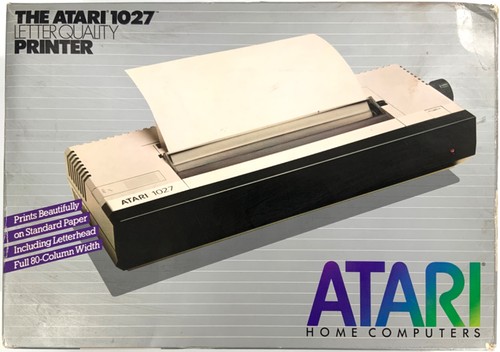 Stampante vintage atari - vintage, 1027