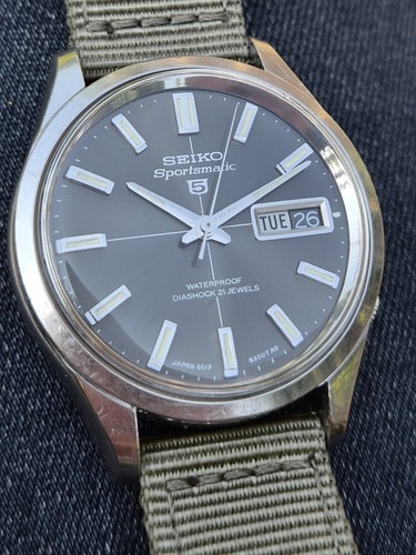 Seiko 6619 8110 sportsmatic - 6619-8110, 5