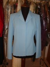 GIACCA DONNA da tailleur blazer azzurro misto lana primavera autunno SANTI  42