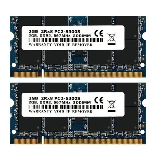 4gb kit 2gb ddr2 - 2gb, pc2-5300s