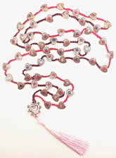 Collana mala del CUORE con 54 grani. Rosario tibetano.Meditazione.BOHO CHIC MALA