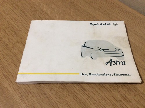 Libretto istruzioni opel - opel, astra