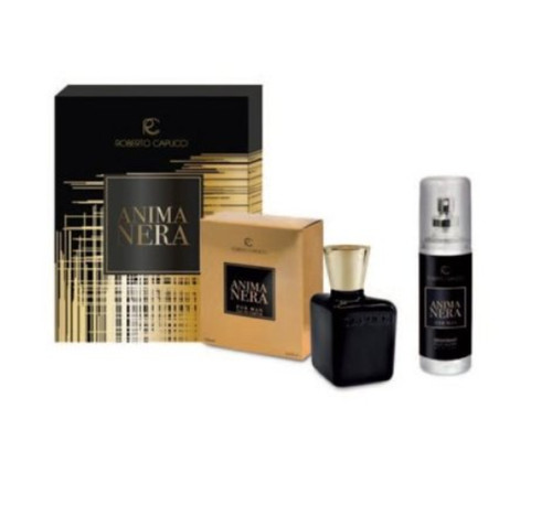 Capucci anima nera kit uomo - nera,