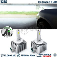 Lampadine LED D3S per Audi A5 8T3 07-11 Da BI-XENON a Luci LED Bianche OMOLOGATE