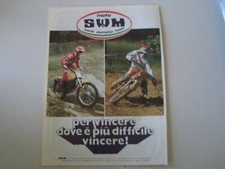 advertising Pubblicità 1981 MOTO SWM 240/320 TRIAL
