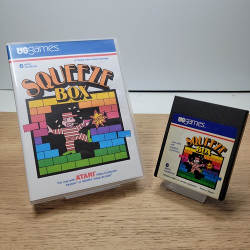 Squeeze box atari - box, 1982