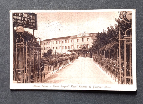 Cartolina abano terme - cartolina, terme-