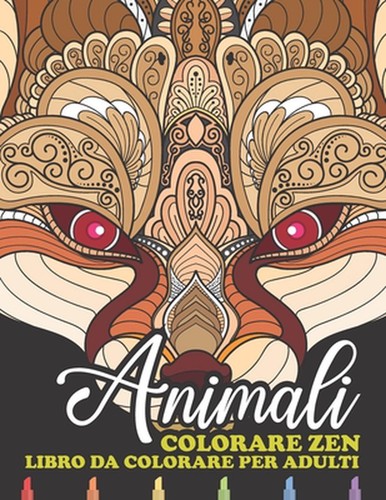 Colorare zen animali - colorare, libro