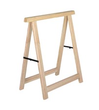 CAVALLETTO PIEGHEVOLE DA LAVORO IN PINO PROFESSIONALE 73,5x75 CM