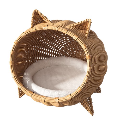 Letto per gatti vimini - letto, in
