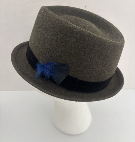 Cappello uomo fedora grigio - cappello,