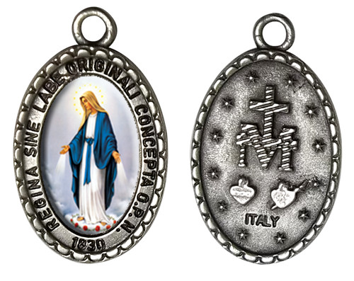 Medaglietta madonna miracolosa - medaglietta,
