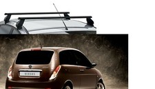 BARRE PORTATUTTO ACCIAIO PER LANCIA YPSILON 3 PORTE ANNO 2009 OMOLOGATE TUV