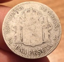 Moneta 1 Peseta 1900, Spagna