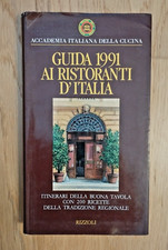 GUIDA 1991 AI RISTORANTI D'ITALIA | Rizzoli 1990