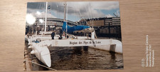 Foto Segelschiff Katamaran in Hamburg ca. 18 x 13cm_35