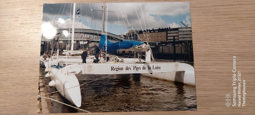 Foto segelschiff katamaran - katamaran, in