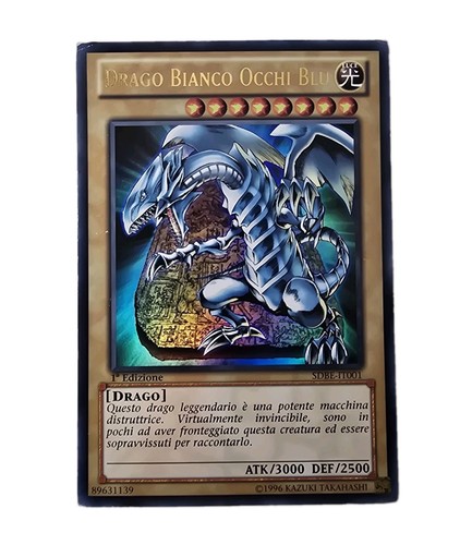 Yugioh drago bianco - yugioh!, blu