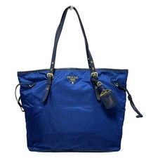 Borsa Prada in nylon blu