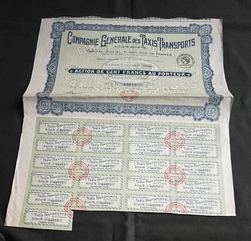 Certificato azionario francia - certificato,