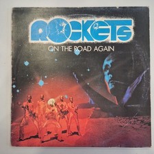 LP Rockets - On The Road Again DBR 20014 made In Italy 1978 Musica ROCK Vinile