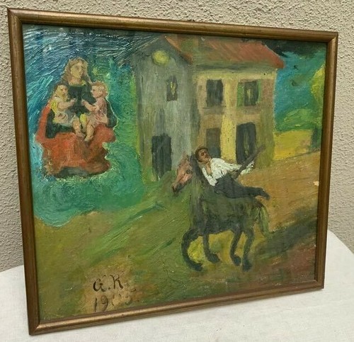 Dipinto religioso per grazia - dipinto,