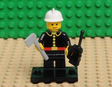 LEGO minifigures Town firec001 Pompiere- Fireman-  vintage anno 1990 set 6385 