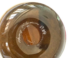 Vaso fiori anni 80 vetro