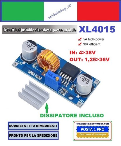 Riduttore tensione xl4015 - di,