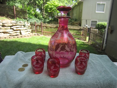 Antico decanter bohemien - antico,
