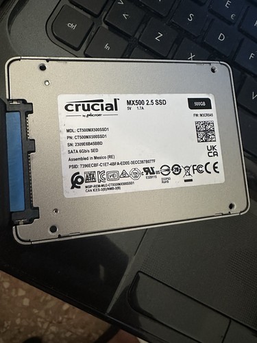 Crucial mx500 500gb 5in sata - crucial, 2.5in