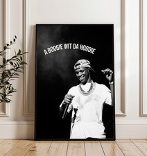 Felpa con cappuccio A Boogie Wit Da rapper poster musica hip-hop arte da parete decorazione parete senza cornice