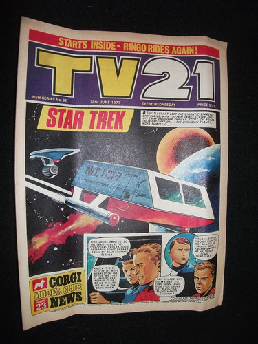 Tv21 comic 1971 26th june - tv21., comic.