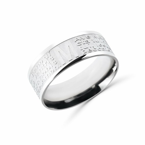 Anello acciaio 316l - anello, in