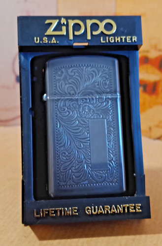 Zippo m1652 midnight chrome - midnight,