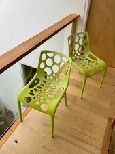 2 sedie da esterno impilabili