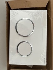 Geberit Omega 20 Placca di Comando a 2 Tasti - Bianca / Cromata