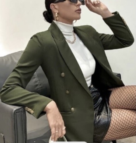 Zara double breasted blazer - zara,