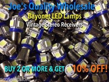 (3) LAMPADE LED A BAIONETTA