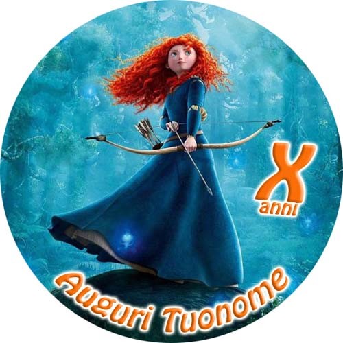 Cialda brave merida ribelle - merida,