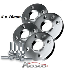 KIT 4 DISTANZIALI RUOTE 16 MM. FIAT PUNTO 1 2 3 SERIE 1993->2009 CON BULLONI