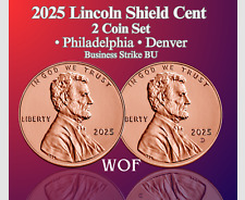 2025 P D LINCOLN SCUDO CENT 2 MONETE SET BU RED MINT CESSATA PRODUZIONE 11/12/2025